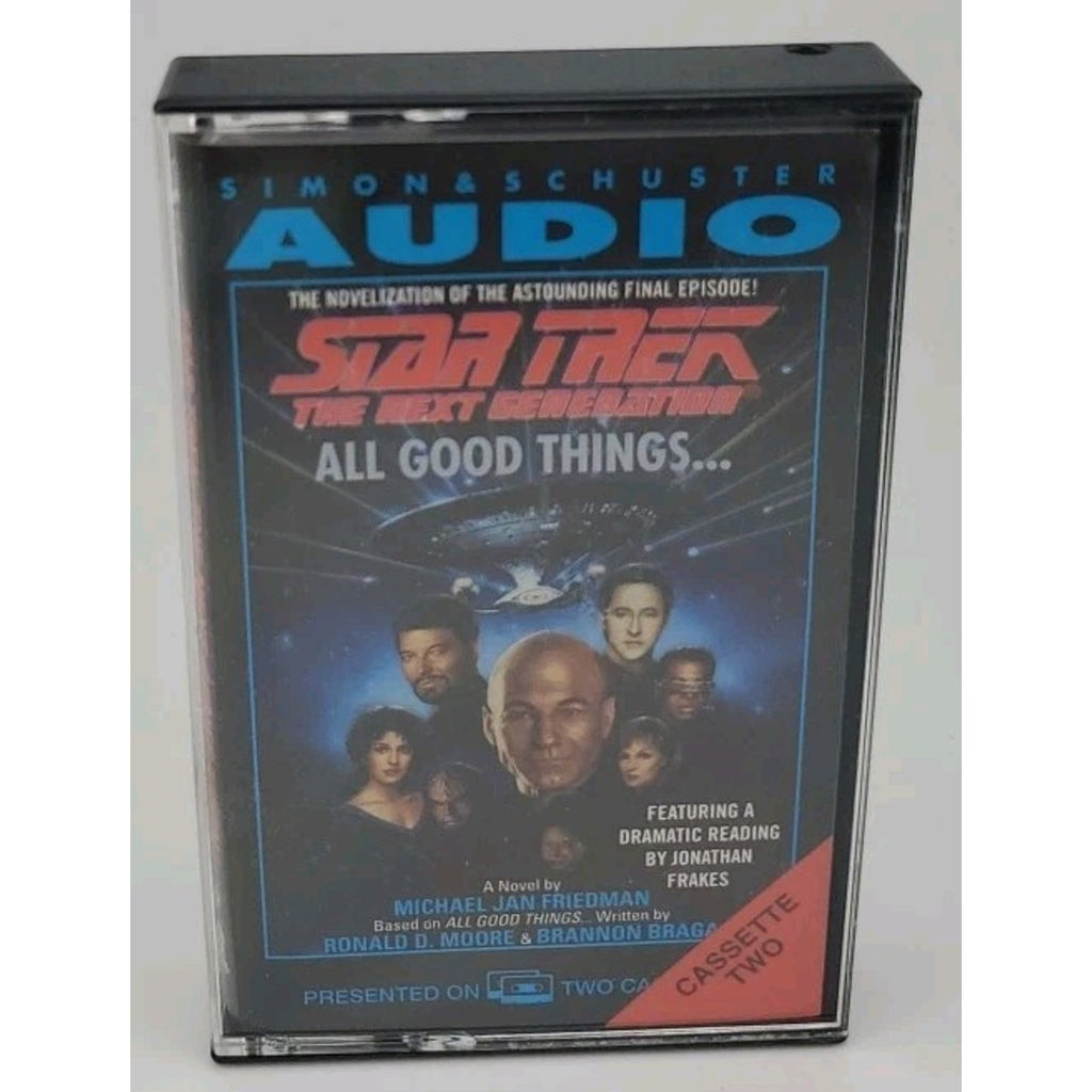 Star Trek The Next Generation All Good Things Audiobook 2 Cassettes