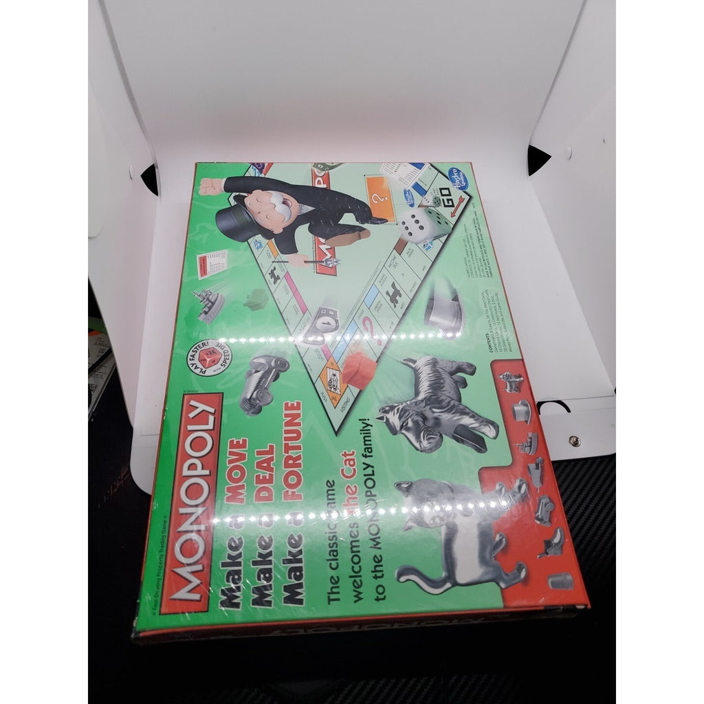 Monopoly Board Game Classic WELCOME THE CAT Token 2014 *New* Factory Sealed