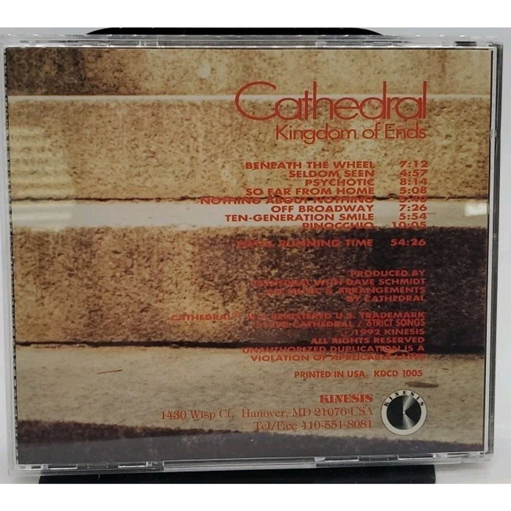 Kingdom of Ends by Cathedral (CD, Apr-1999, Kinesis Inc.)