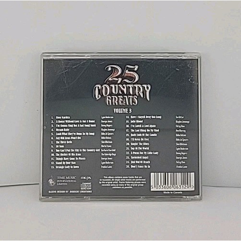 25 Country Greats Volume 3 CD Various Artists
