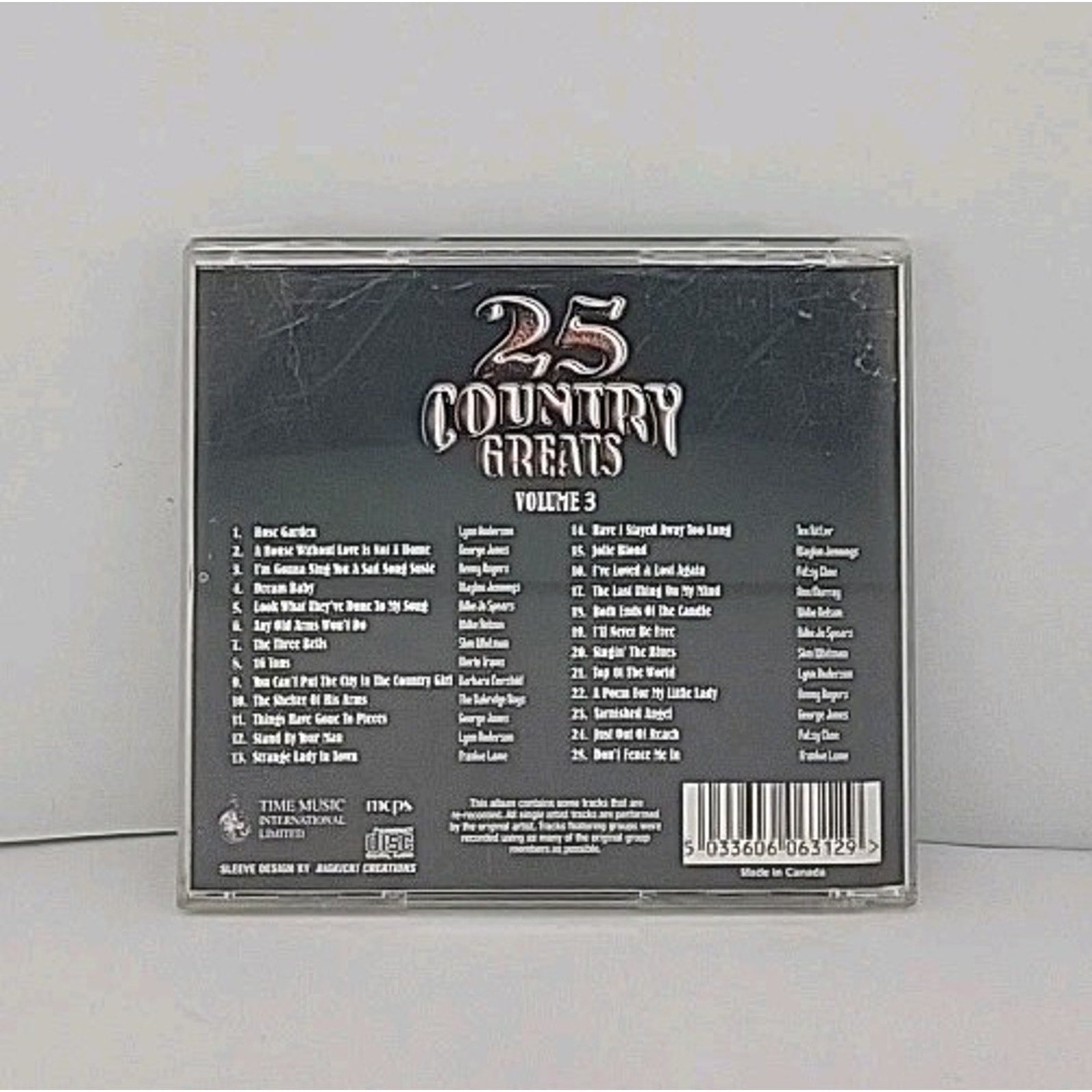 25 Country Greats Volume 3 CD Various Artists