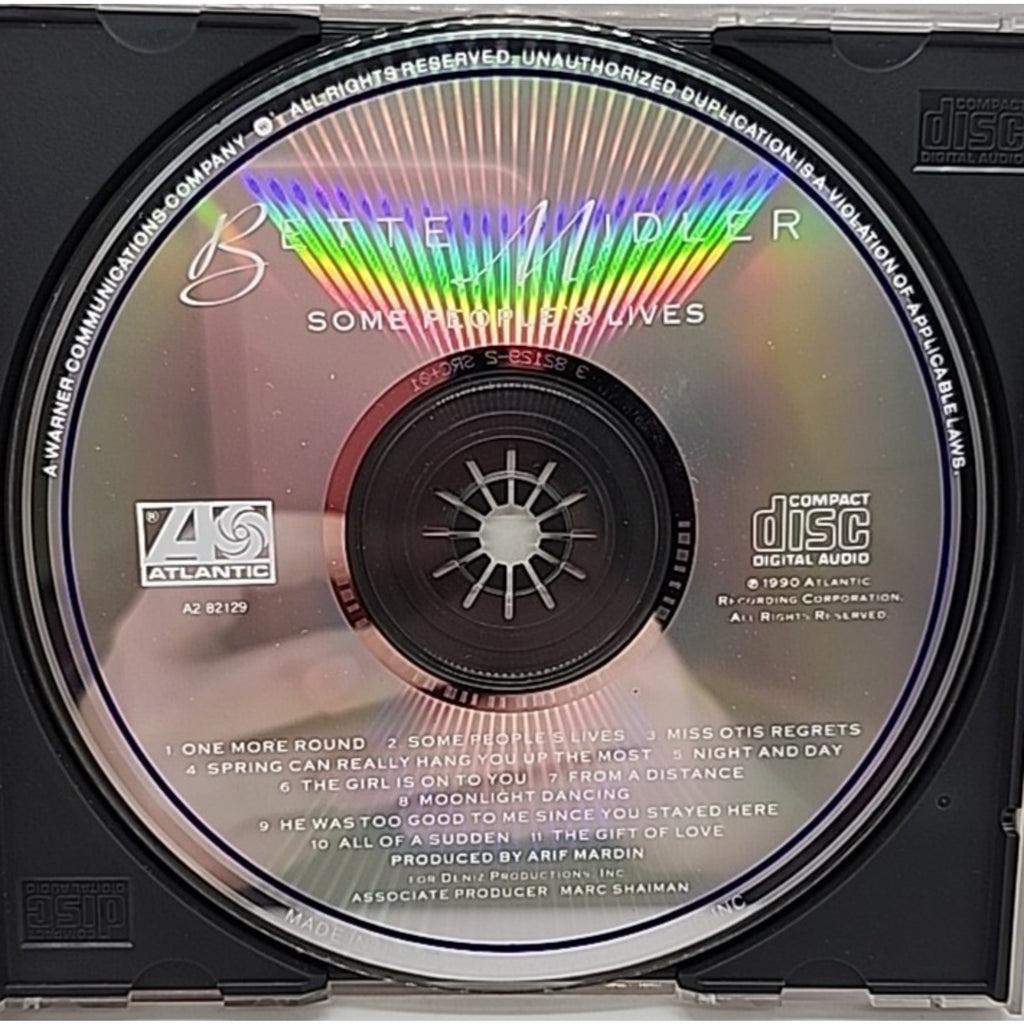 Some People's Lives by Bette Midler (CD)