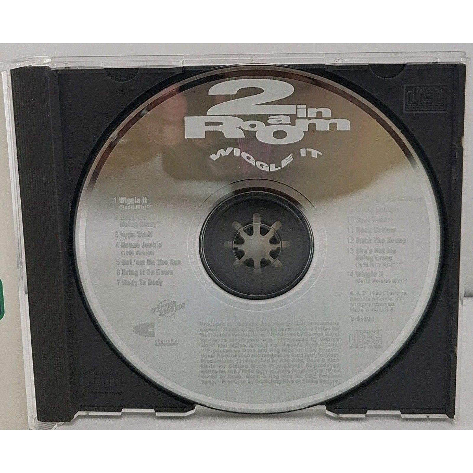 Wiggle It by 2 in a Room (CD, 1990, Atlantic (Label))