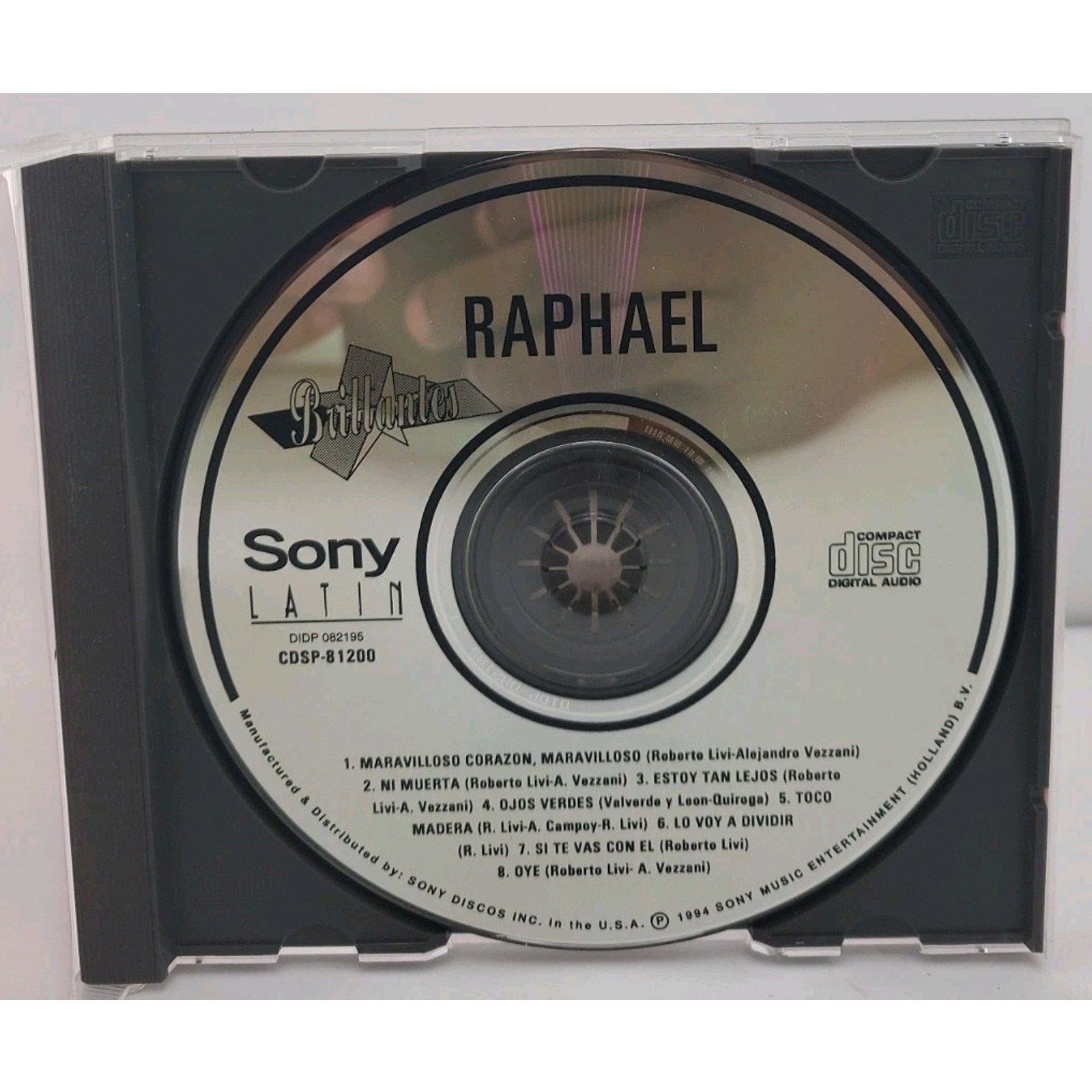 Brillantes by Raphael CD