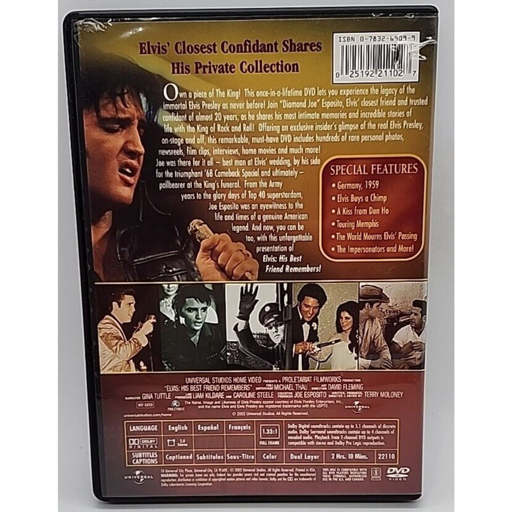 Elvis: His Best Friend Remembers (DVD, 2002)
