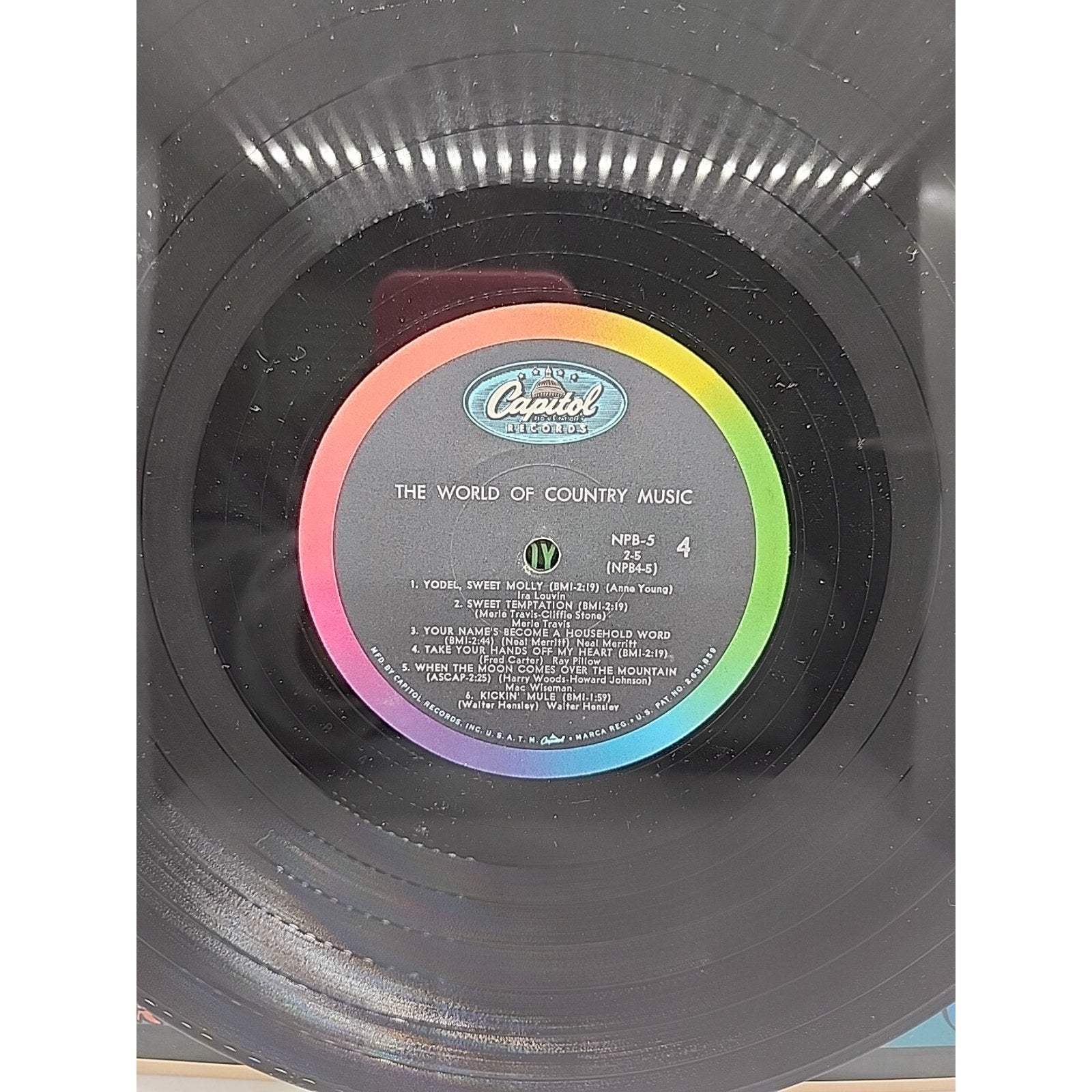 The World Of Country Music 24 Top Hits On 2 Great Long-Play (Record)