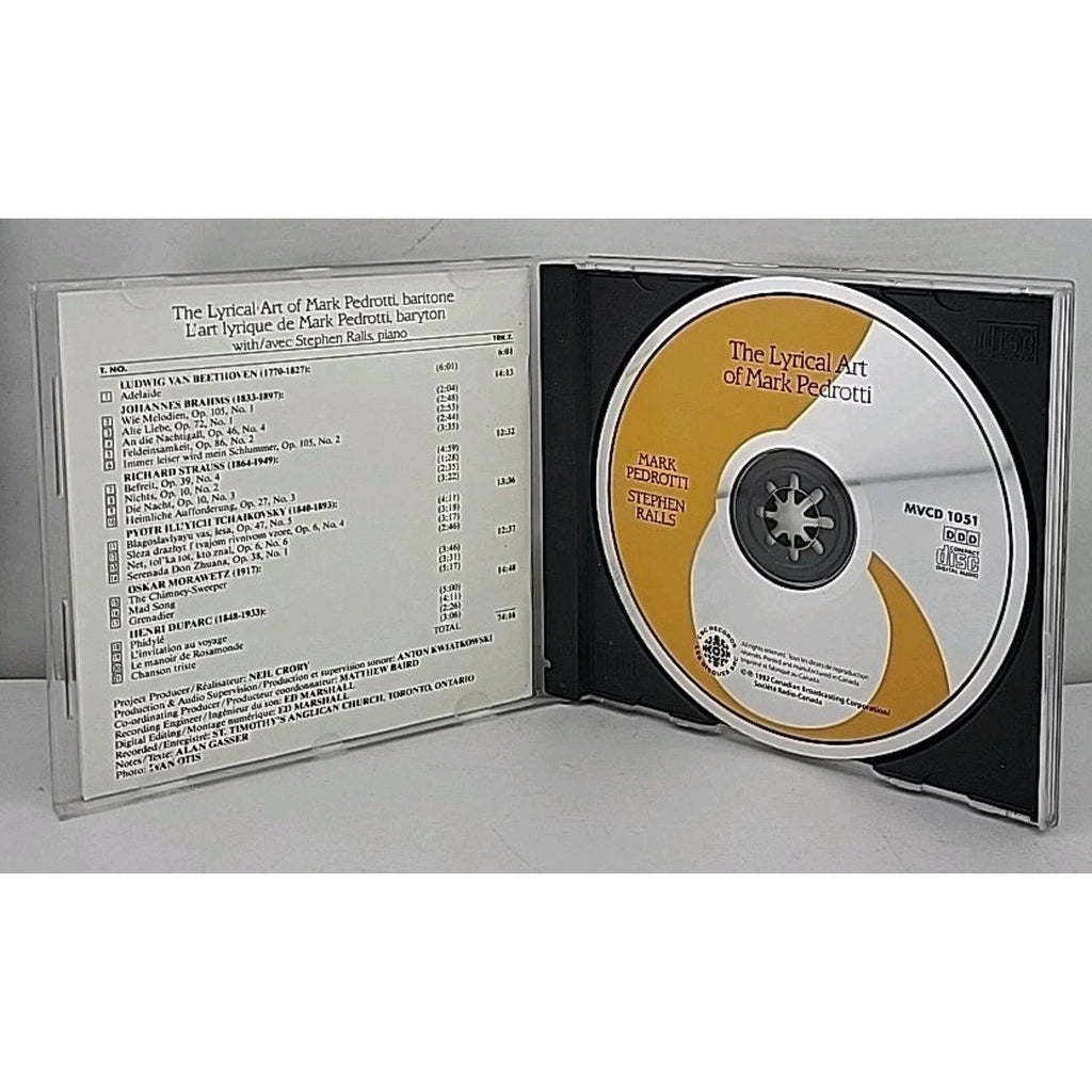 The Lyrical Art Of Mark Pedrotti - Stephen Ralls piano CD Audio
