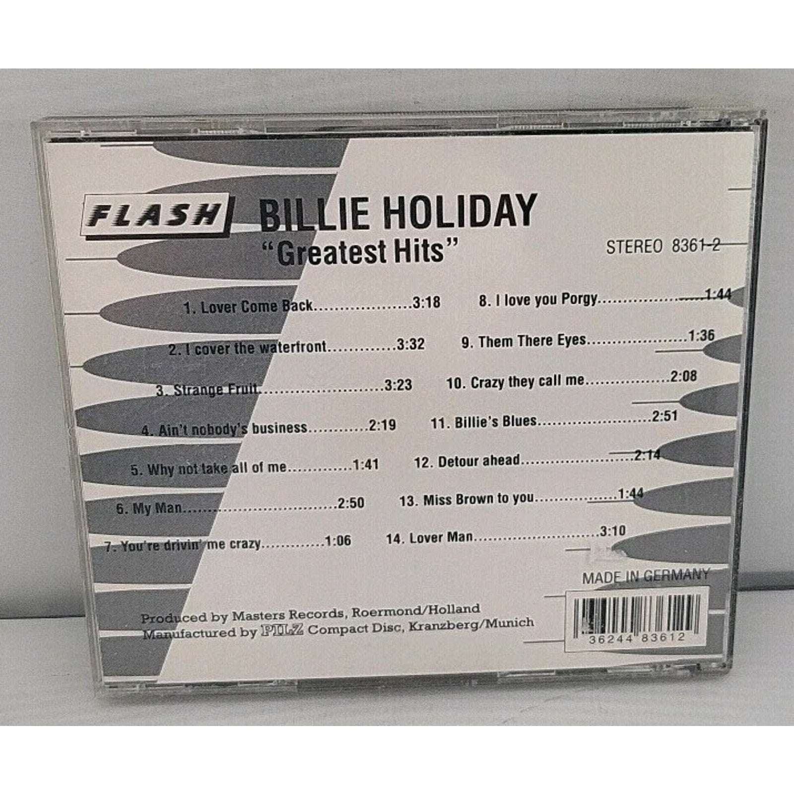 Billie Holiday "Greatest Hits" CD