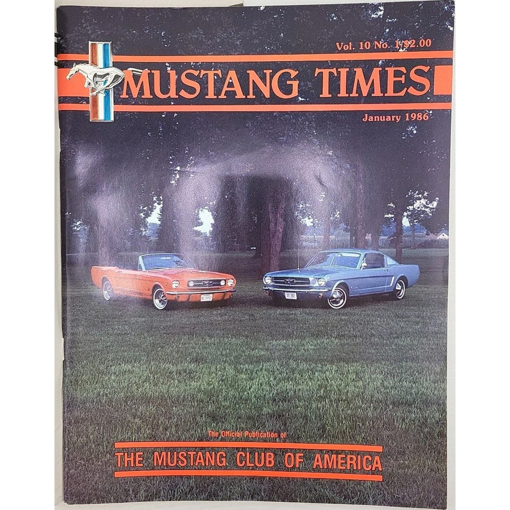 Mustang Times 1986 January Magazine