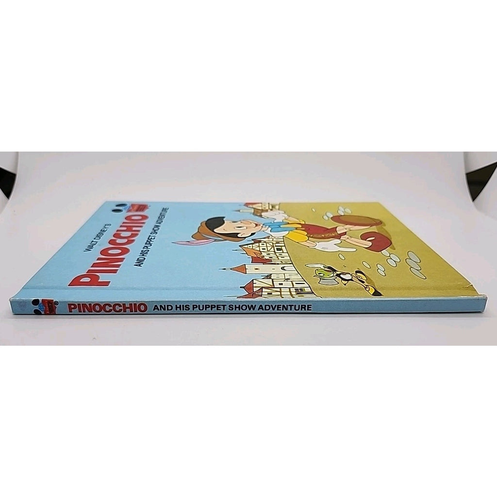 1973 Walt Disney’s Pinocchio and His Puppet Show Adventure Story Book