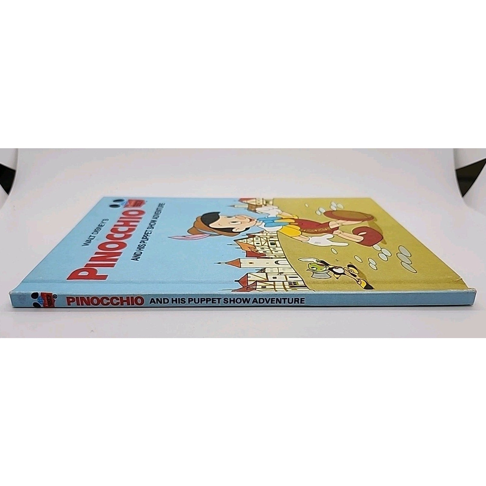1973 Walt Disney’s Pinocchio and His Puppet Show Adventure Story Book