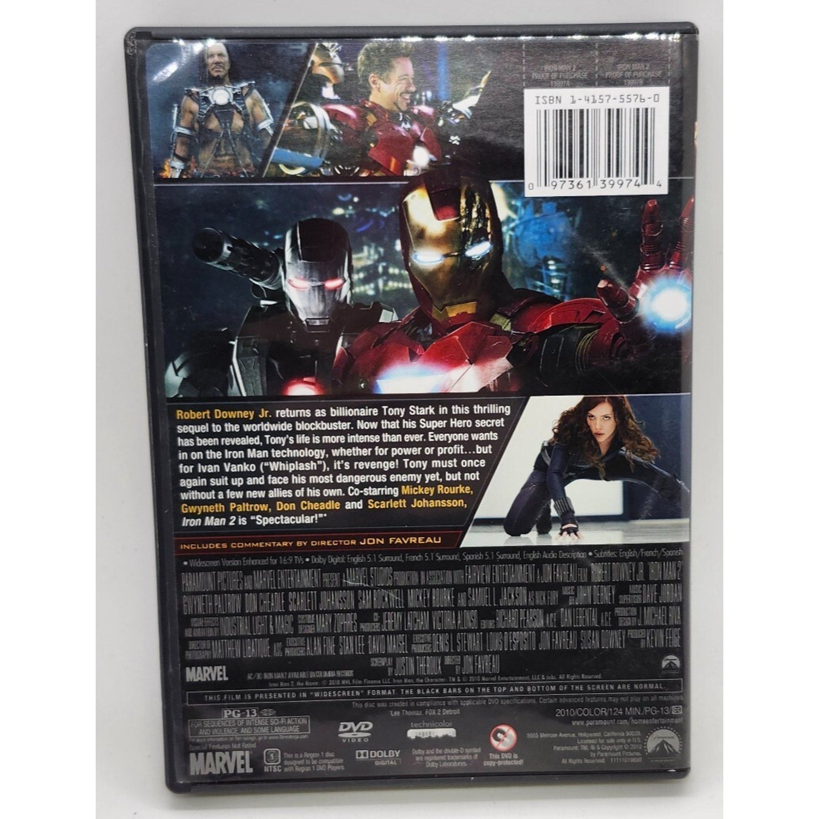 Iron Man 2 (DVD, 2010)