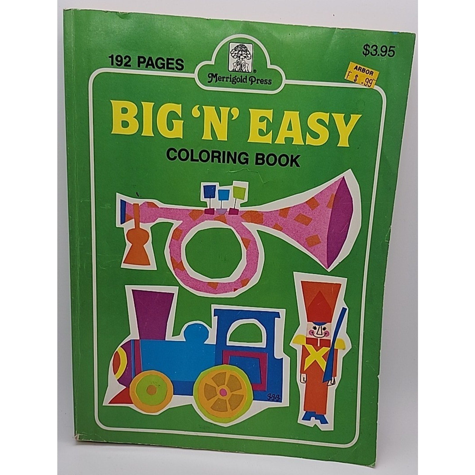 Big n' Easy Coloring Book Merrigold Press 1988