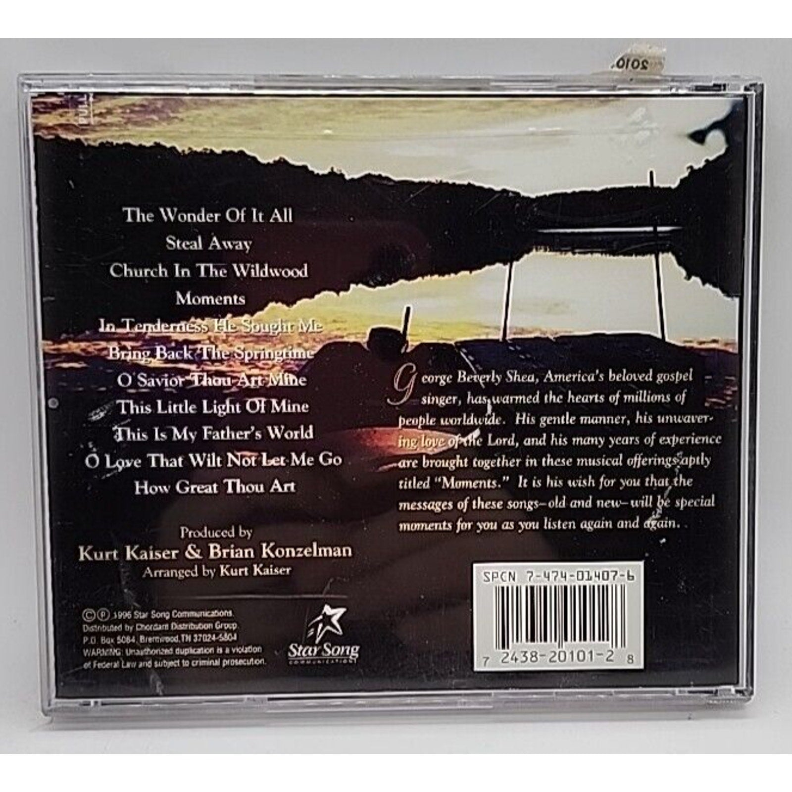 Moments, Vol. 1 by George Beverly Shea (CD, Mar-1996, Star Song Communications)