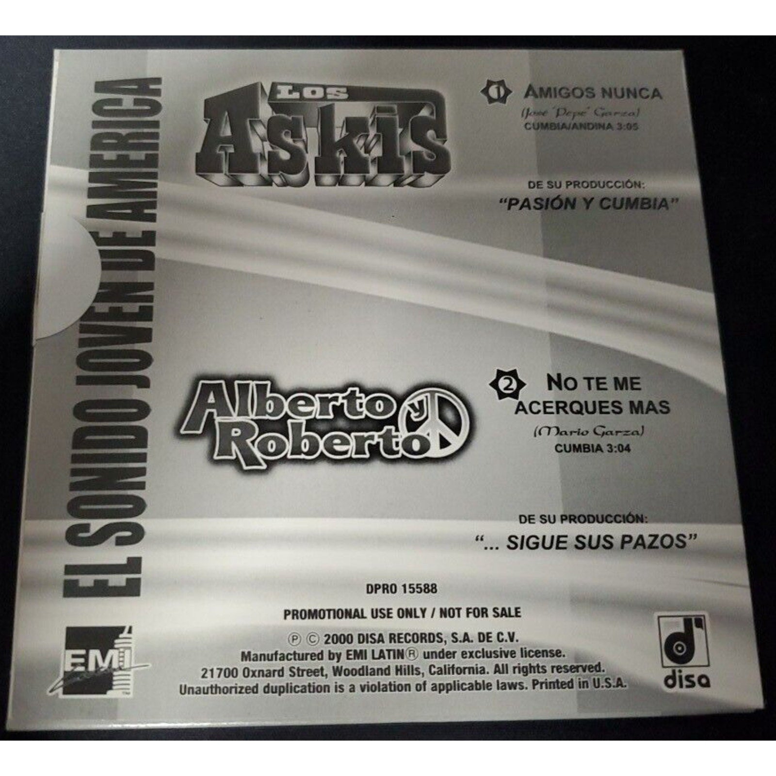 Los Askis Alberto Roberto (CD) - Singles