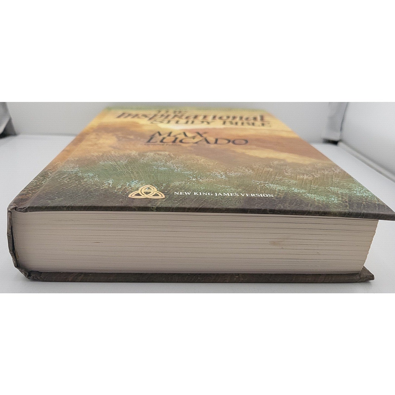 The Inspirational Study Bible by Max Lucado New King James 1995 Hardcover
