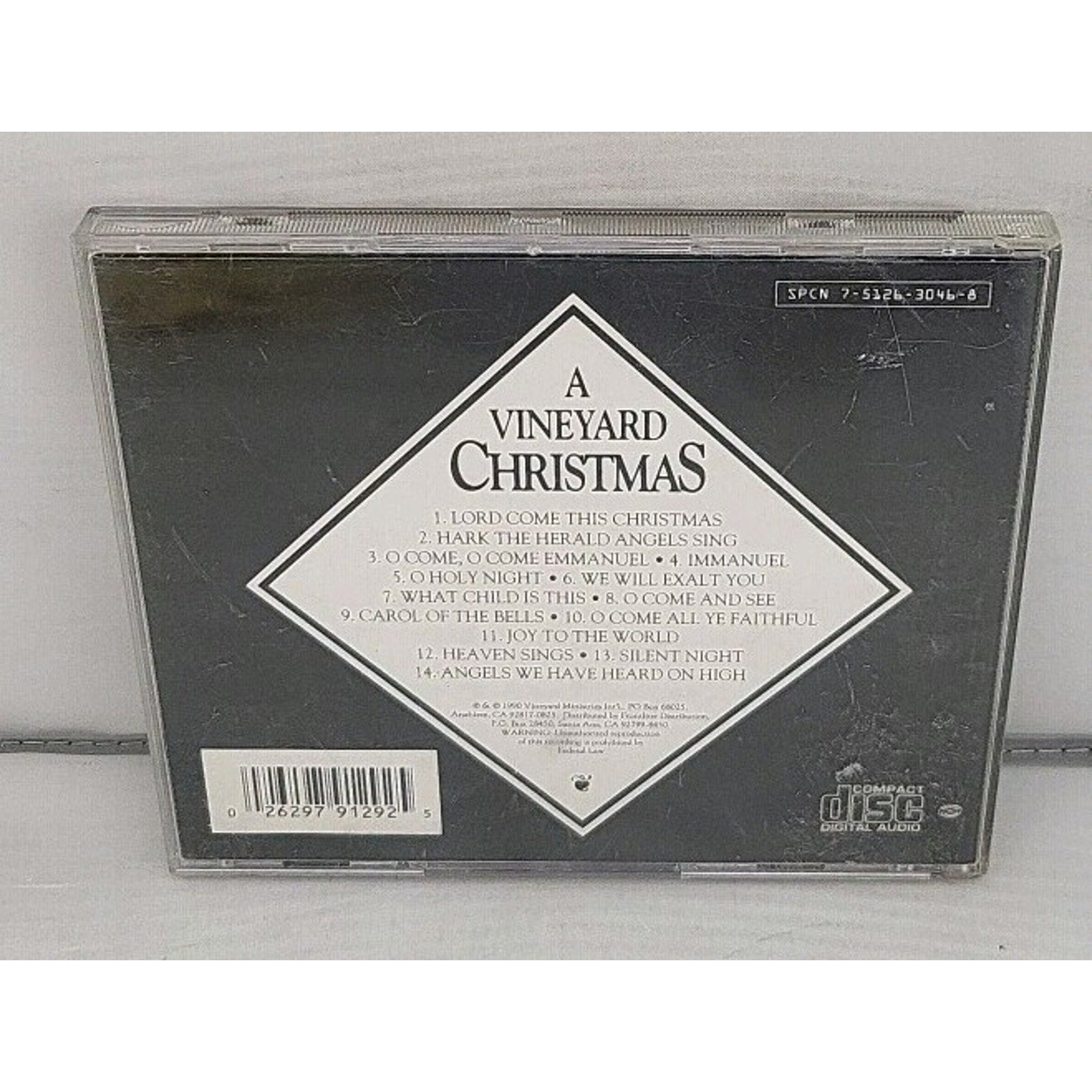 Songs Of The Vineyard - A Vineyard Christmas (CD - 1990 - Vineyard FLD9129)