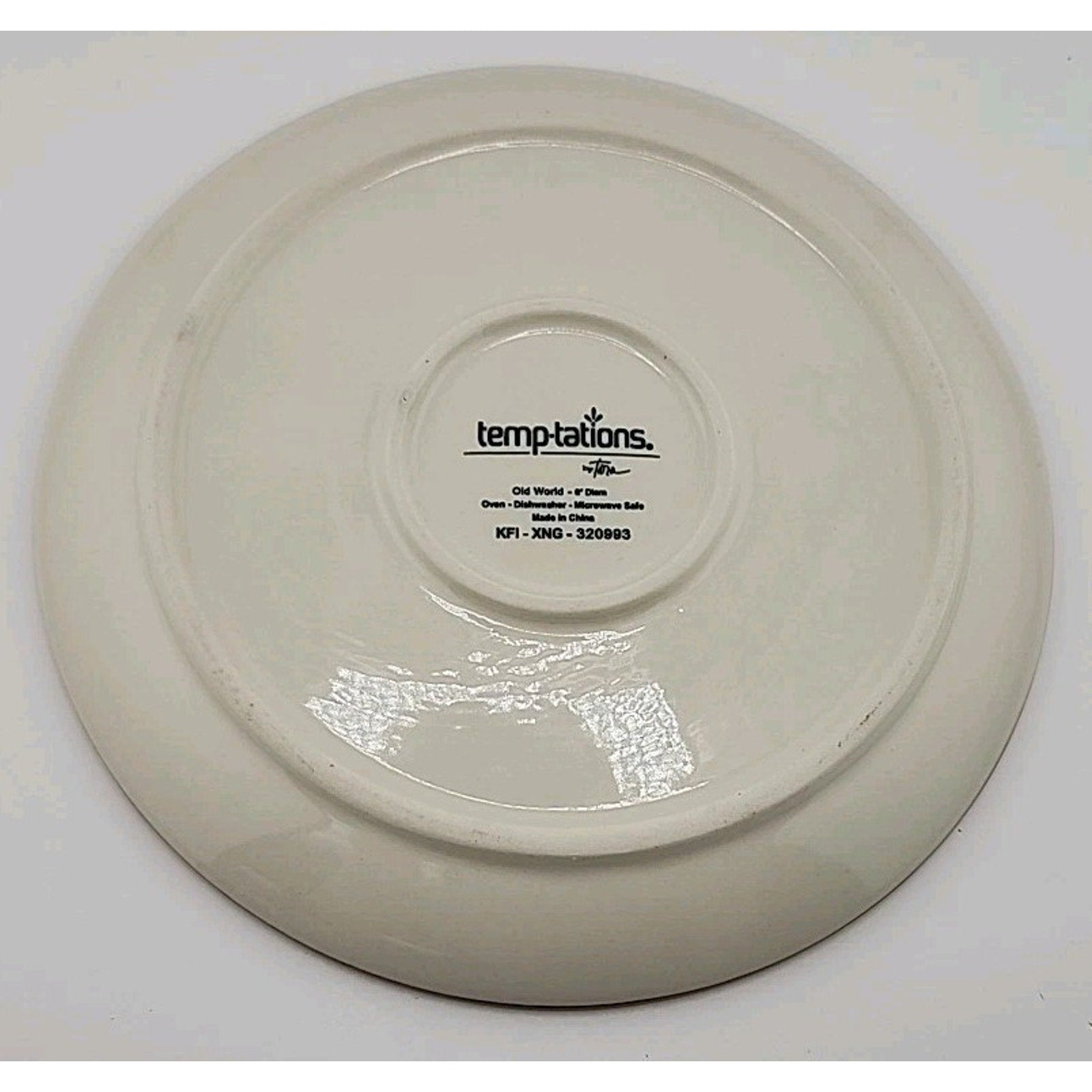 Temptations By Tara Old World Red Cranberry 8" Salad Plates Set of 4