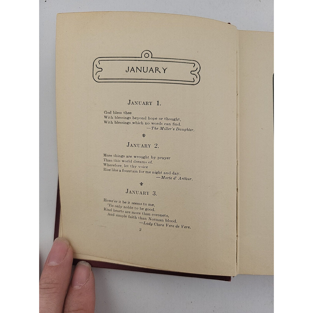 Antique Birthday Wishes Greetings From Tennyson Donohue Chicago