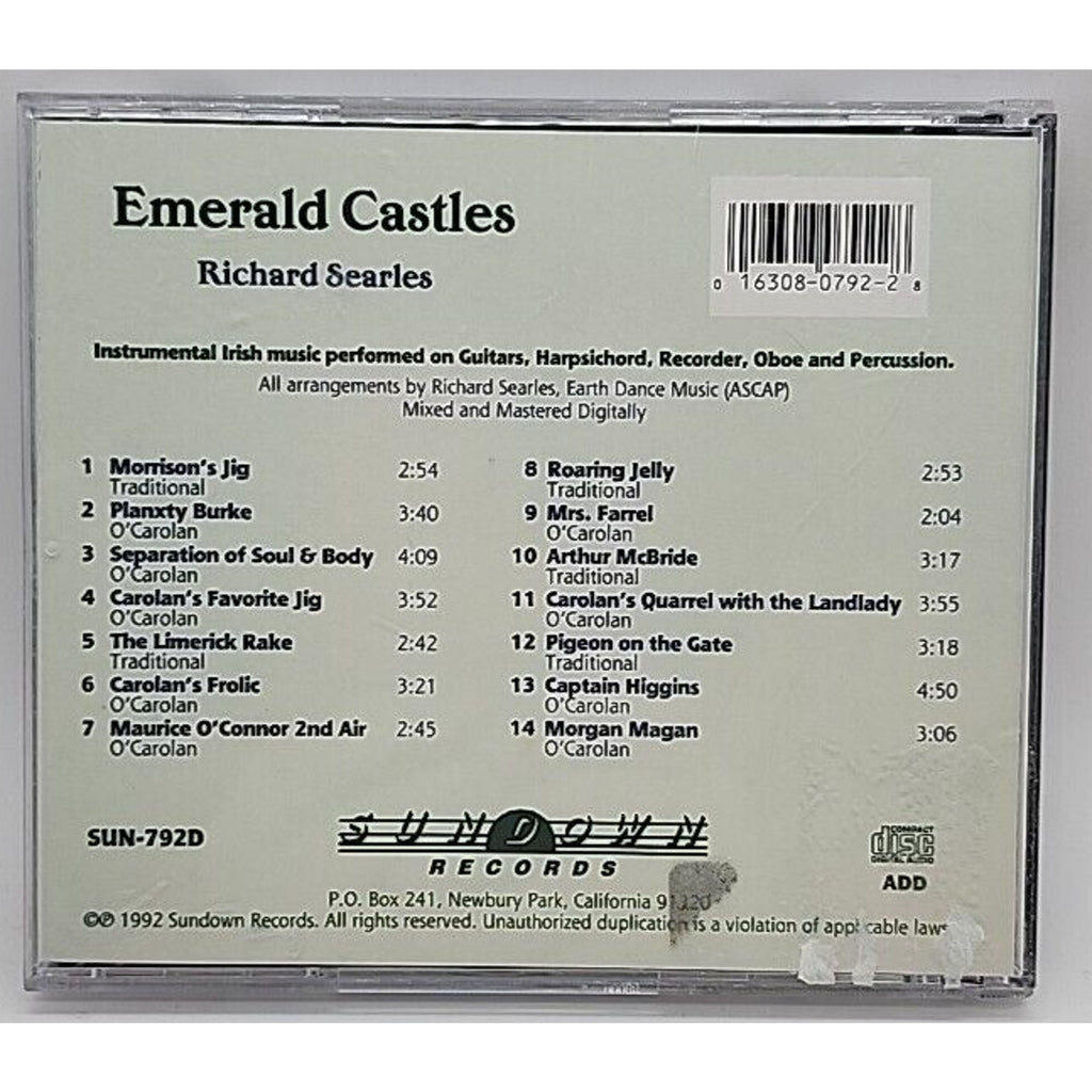 Emerald Castles by Richard Searles (CD, 1992, Sundown)