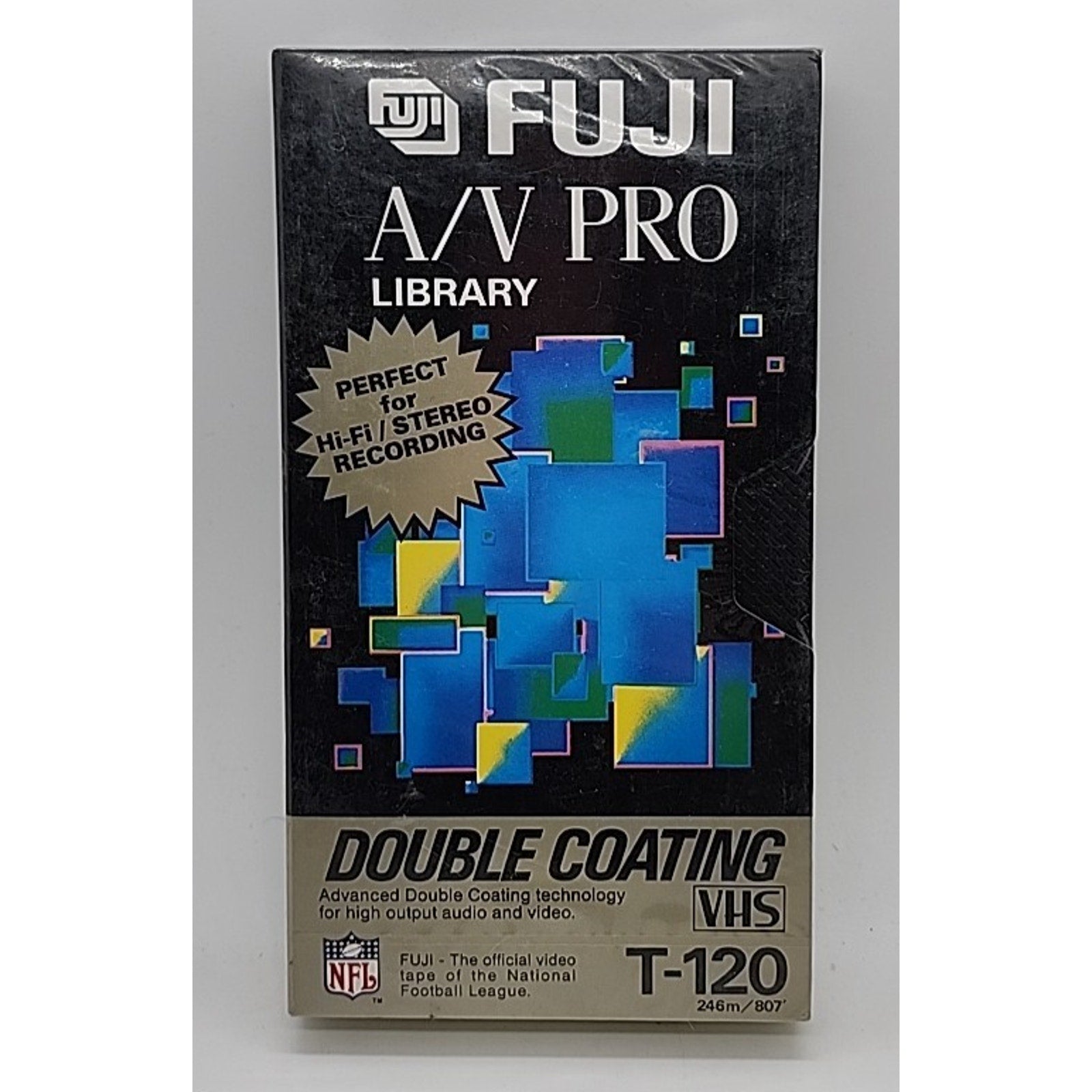 Fuji A/V Pro Library Super HG T-120 Blank VHS 6 Hrs Double Coating Video Tape