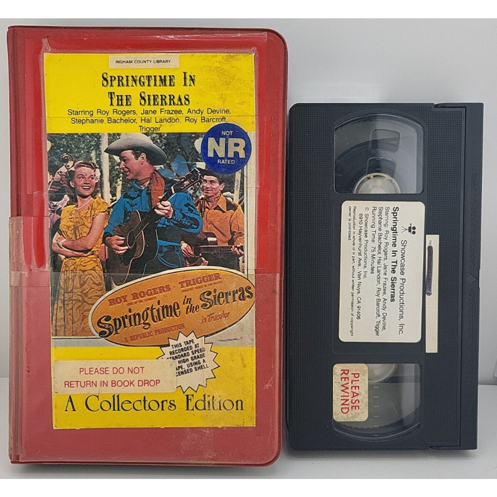 Springtime In The Sierras VHS
