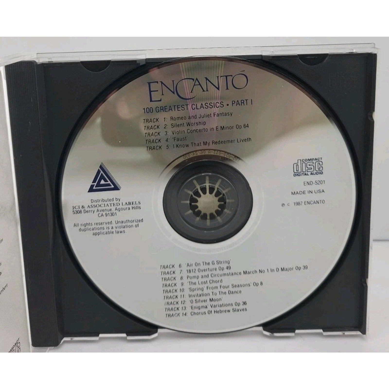 100 Greatest Encanto Classics Part 2, (JCI & Associated Labels, 1987 CD Disc)