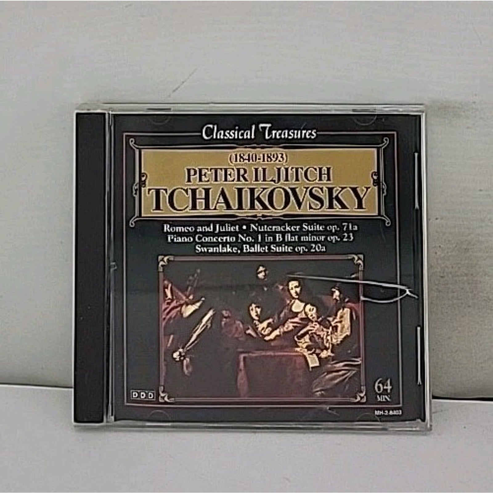 Tchaikovsky Classical Treasures CD Romeo Juliet Nutcracker Piano Concerto
