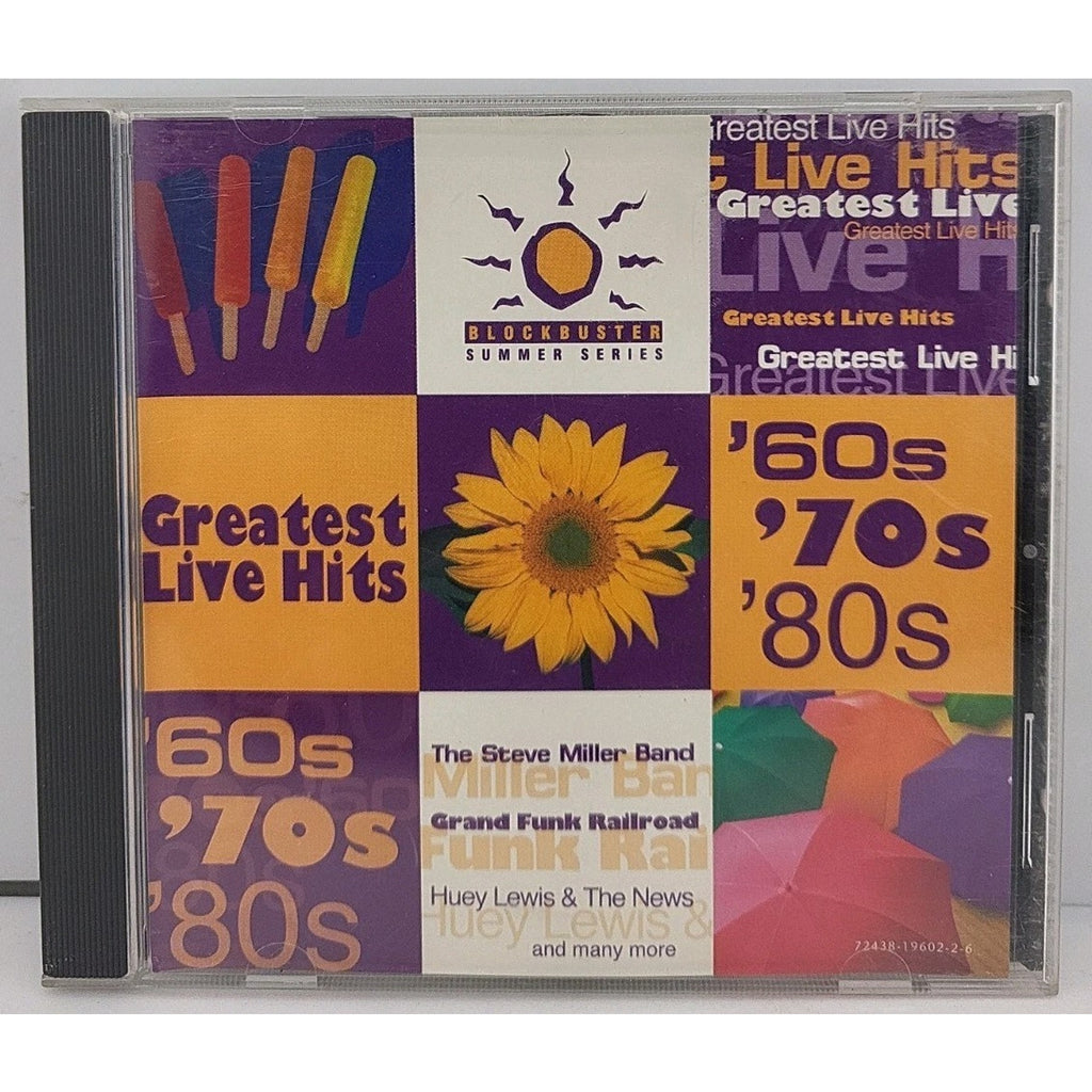 Blockbuster Summer Series Greatest Live Hits 60s 70s 80s Music CD