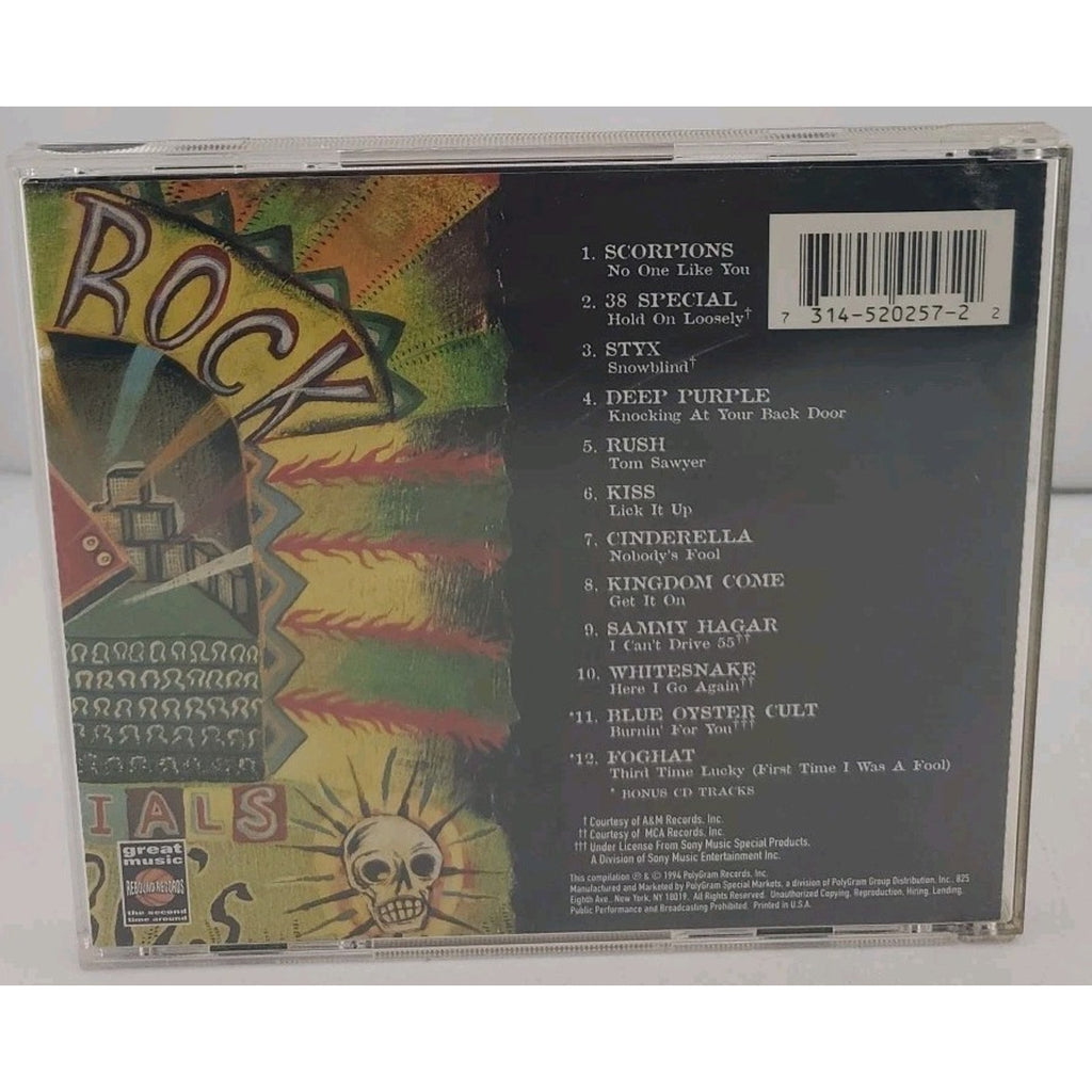 Hard Rock Essentials: 80's by Various (CD, 1995)