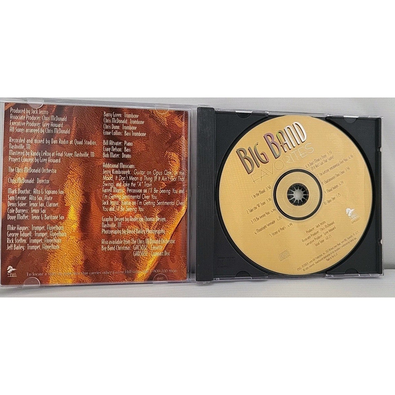The Chris McDonald Orchestra – Big Band Favorites (CD, 1996)