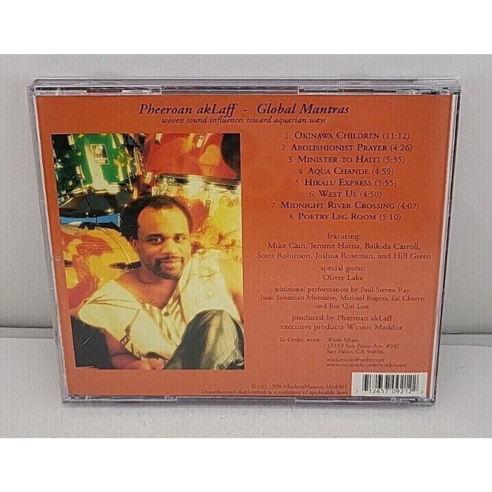 Global Mantras by Pheeroan akLaff (CD, 1998, Modernmasters)