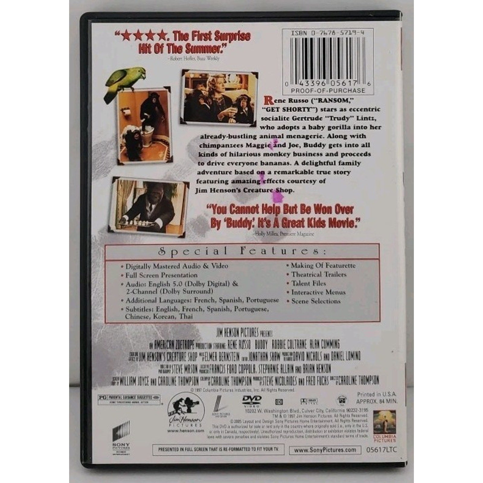 Buddy (DVD, 1997)