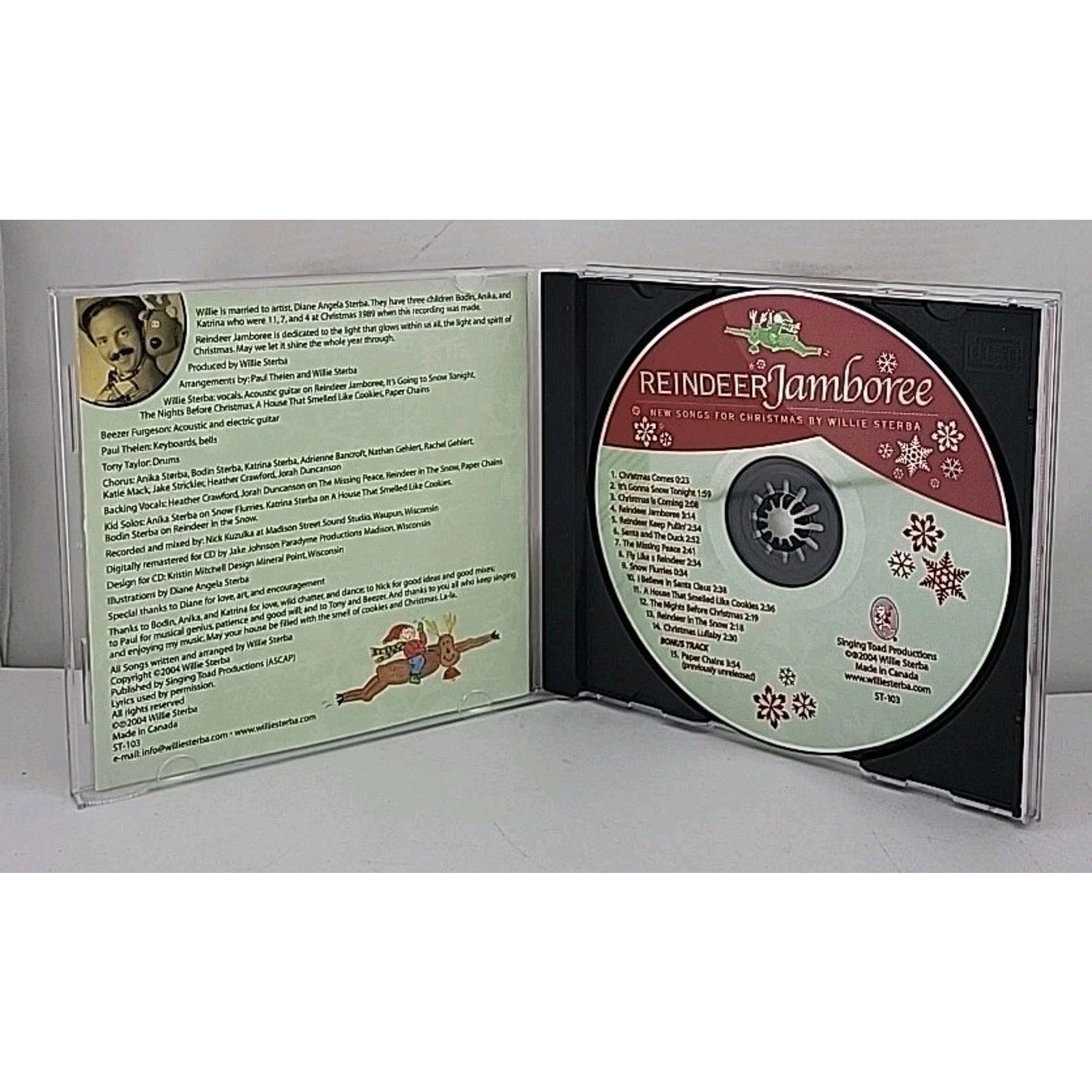 Reindeer Jamboree by Willie Sterba (CD, 2008)
