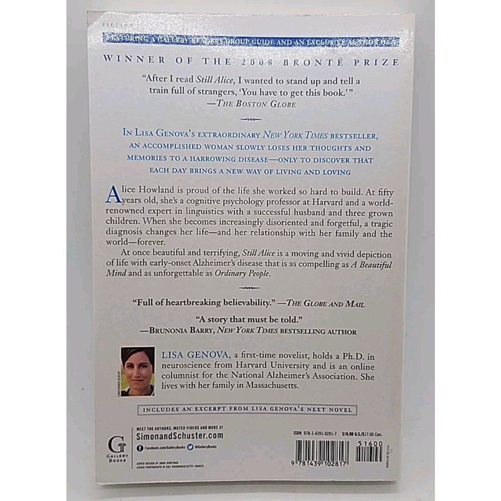Still Alice by Lisa Genova (2009, Trade Paperback)