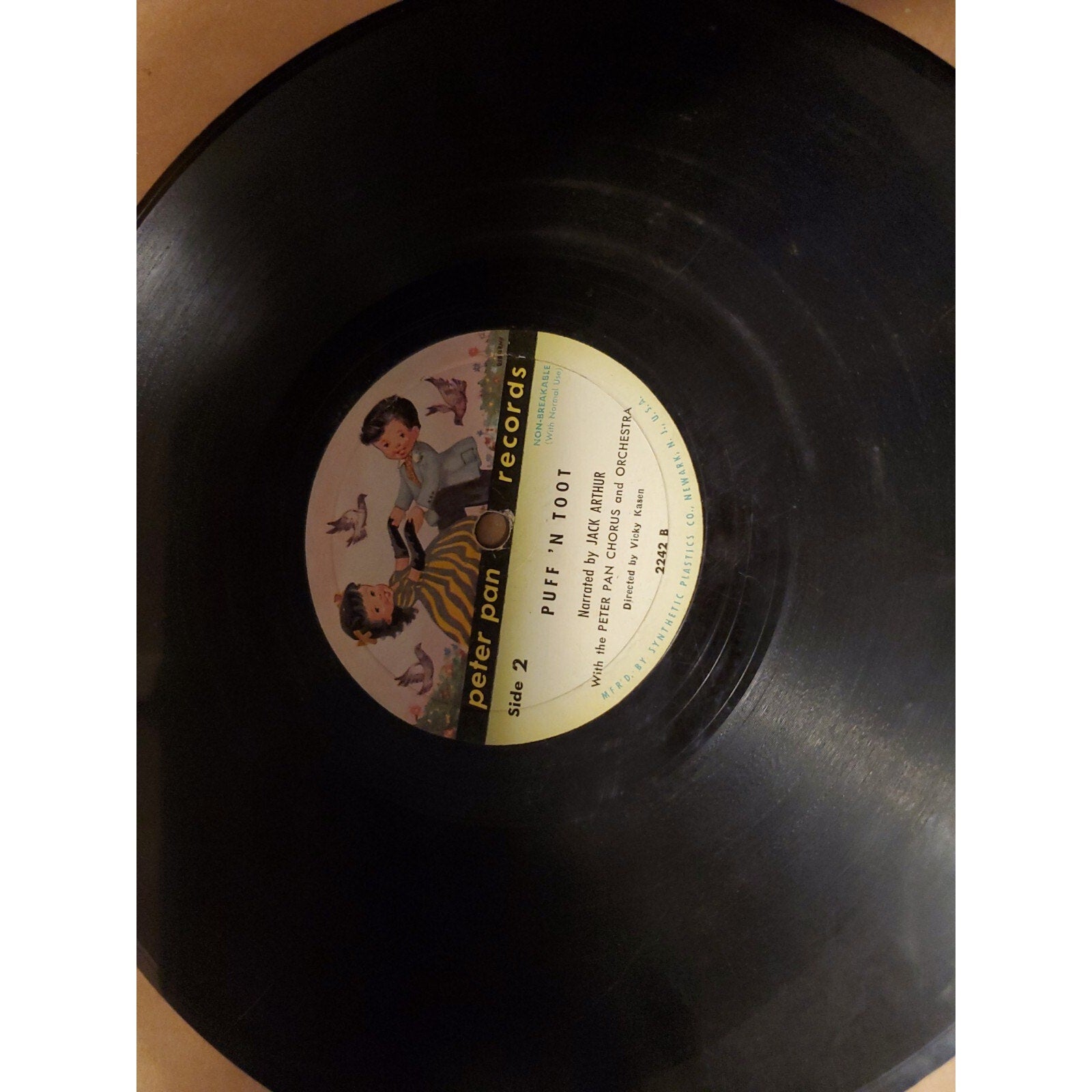 Peter Pan Records - Jack Arthur With Peter Pan Chorus – Puff 'N Toot (78RPM)