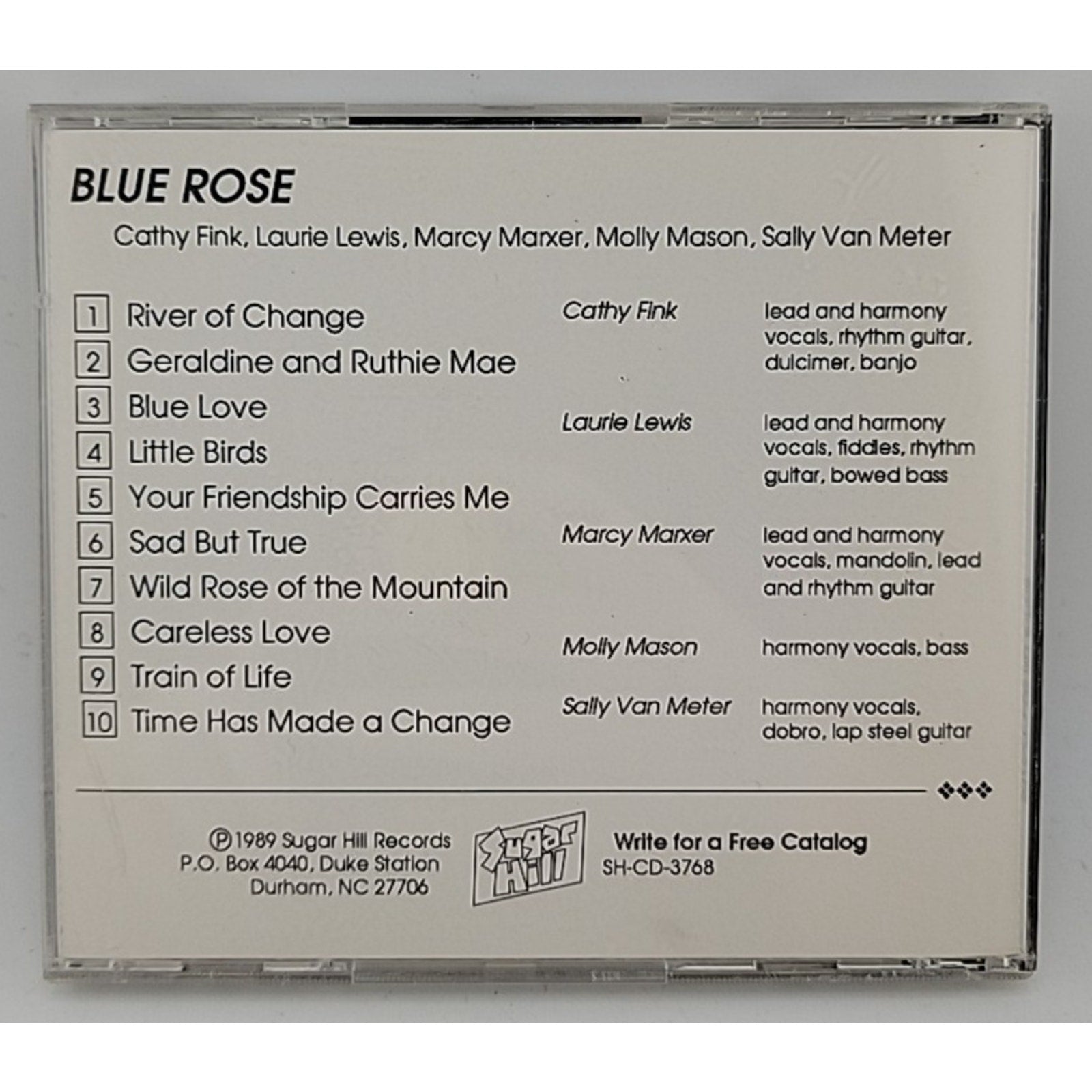 Blue Rose Self-Titled CD 1989 Sugar Hill Records