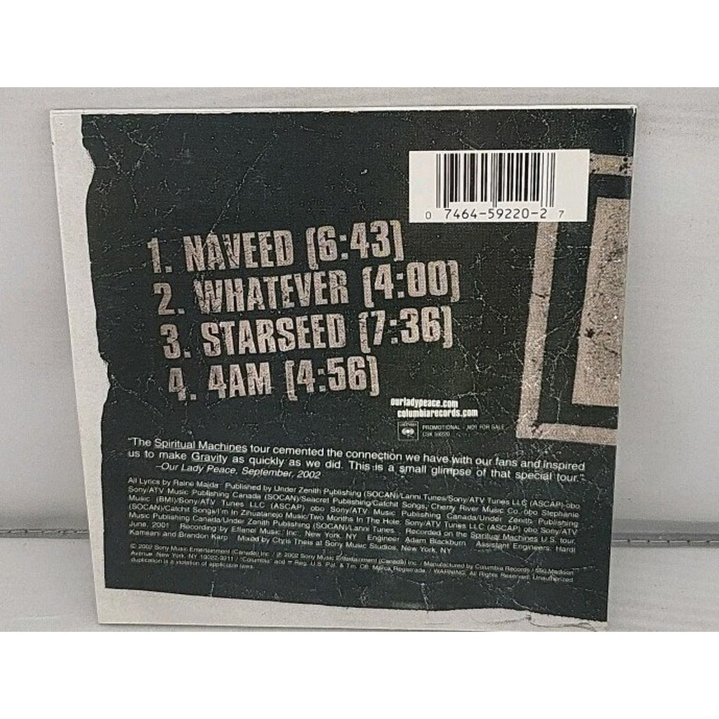 Live [DVD] [EP] by Our Lady Peace (CD, Sep-2002, Sony Music)