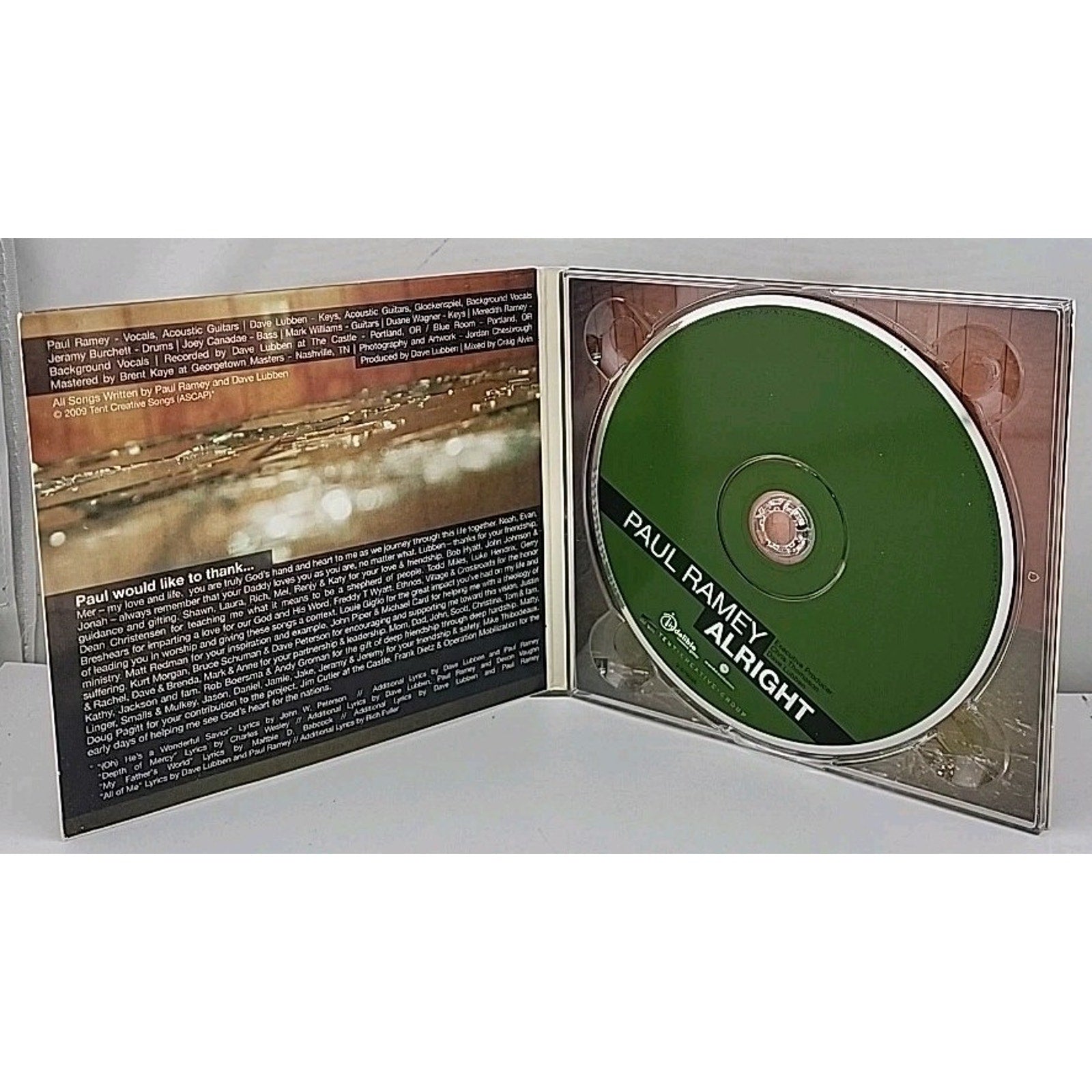 Alright - Paul Ramey - Licensed Reproduction CD