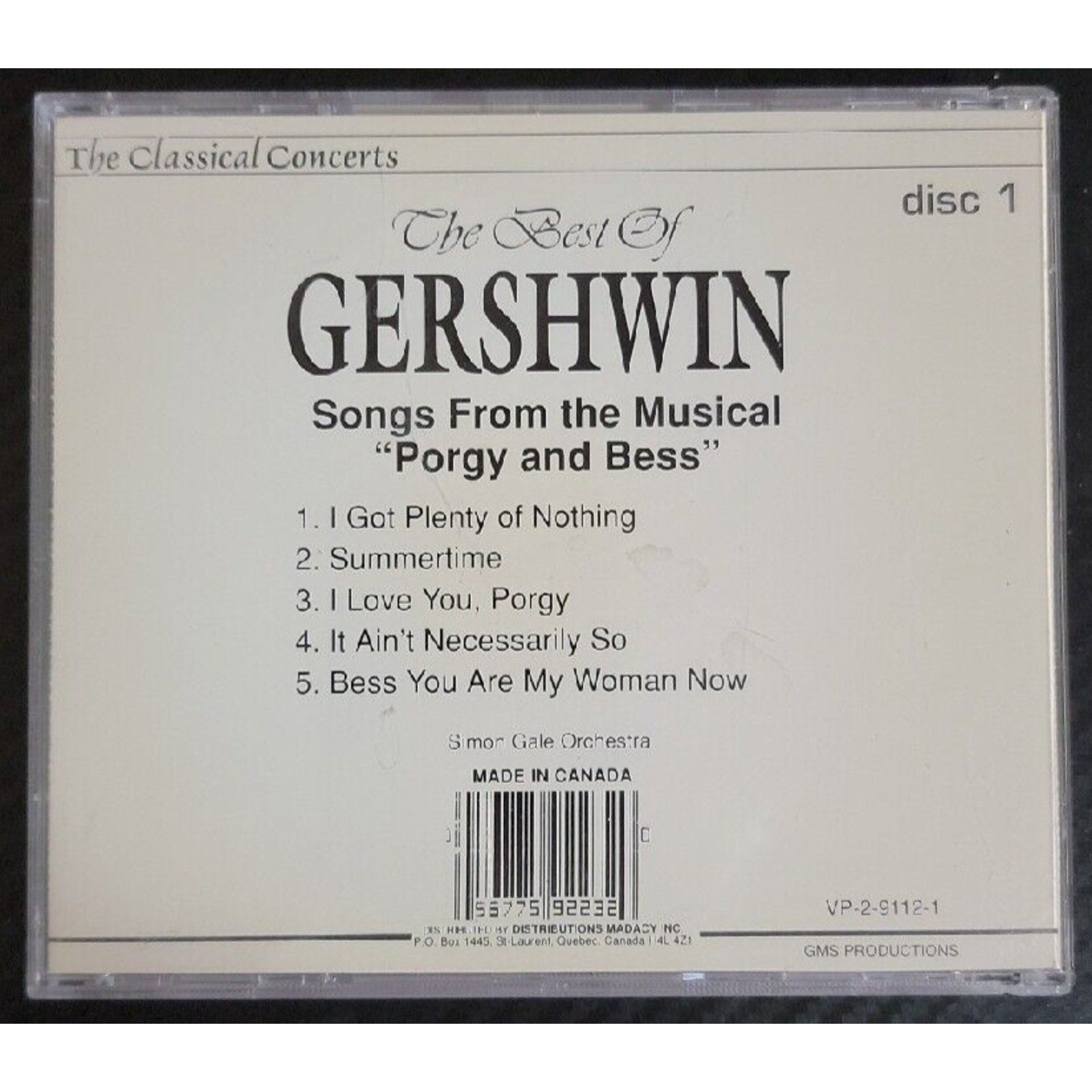 The Best of Gershwin - Music (CD)
