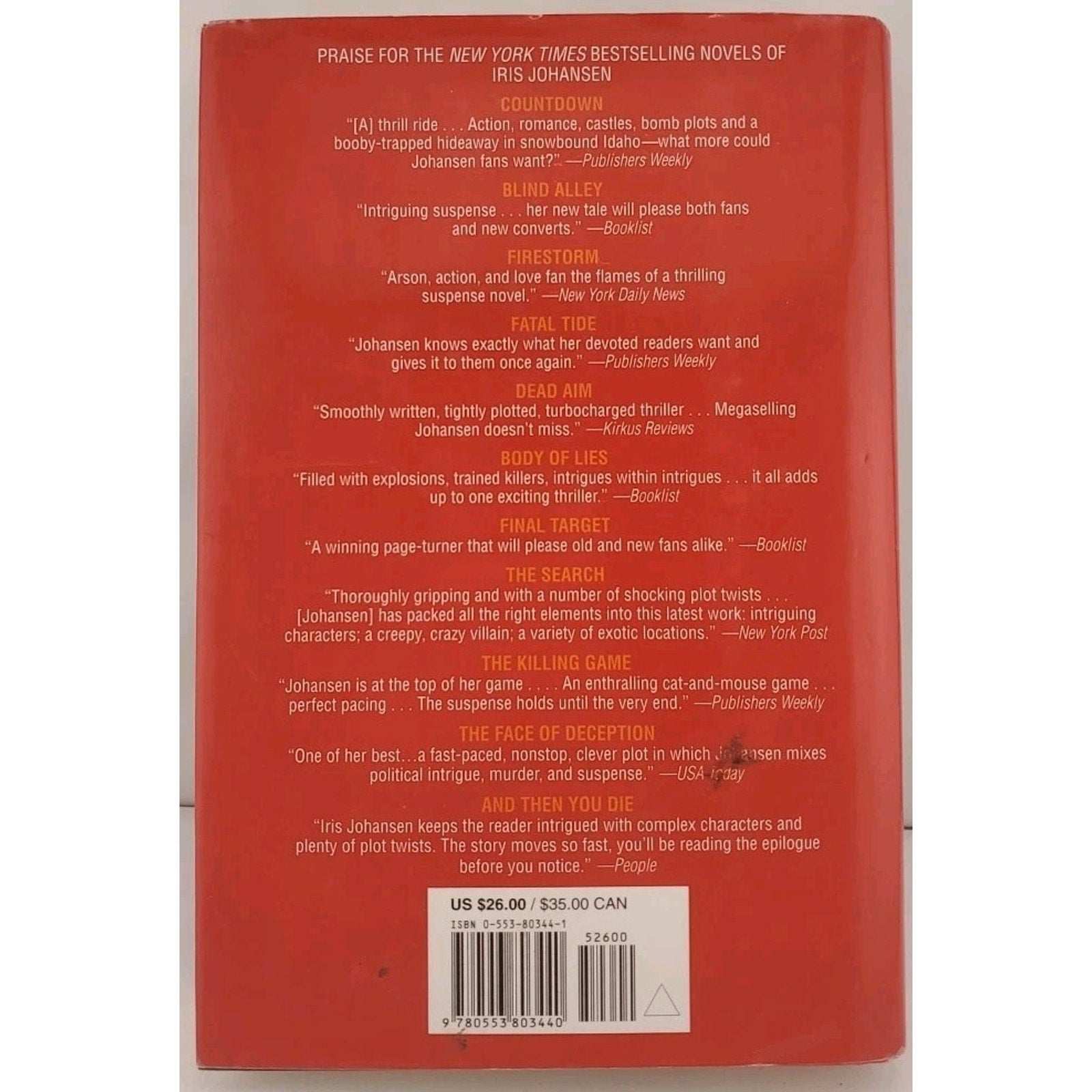 Killer Dreams by Iris Johansen (2006, Hardcover)