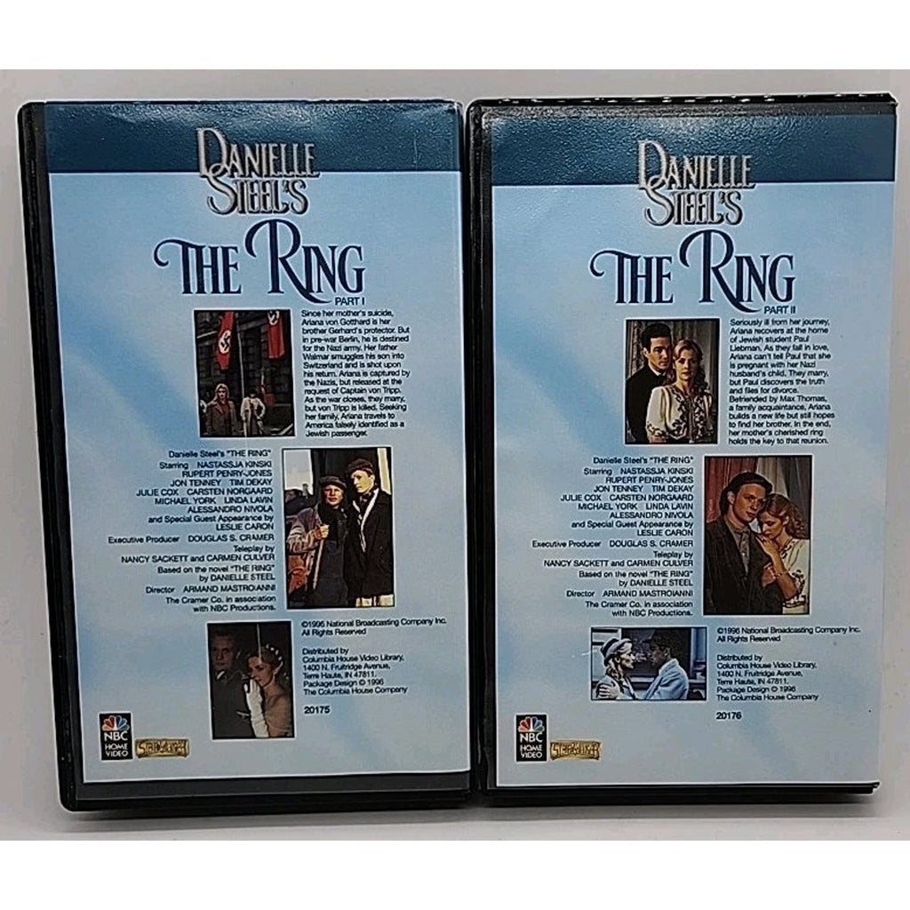 Danielle Steel's Movie Collection; The Ring I & II (VHS, 1996, Columbia House)