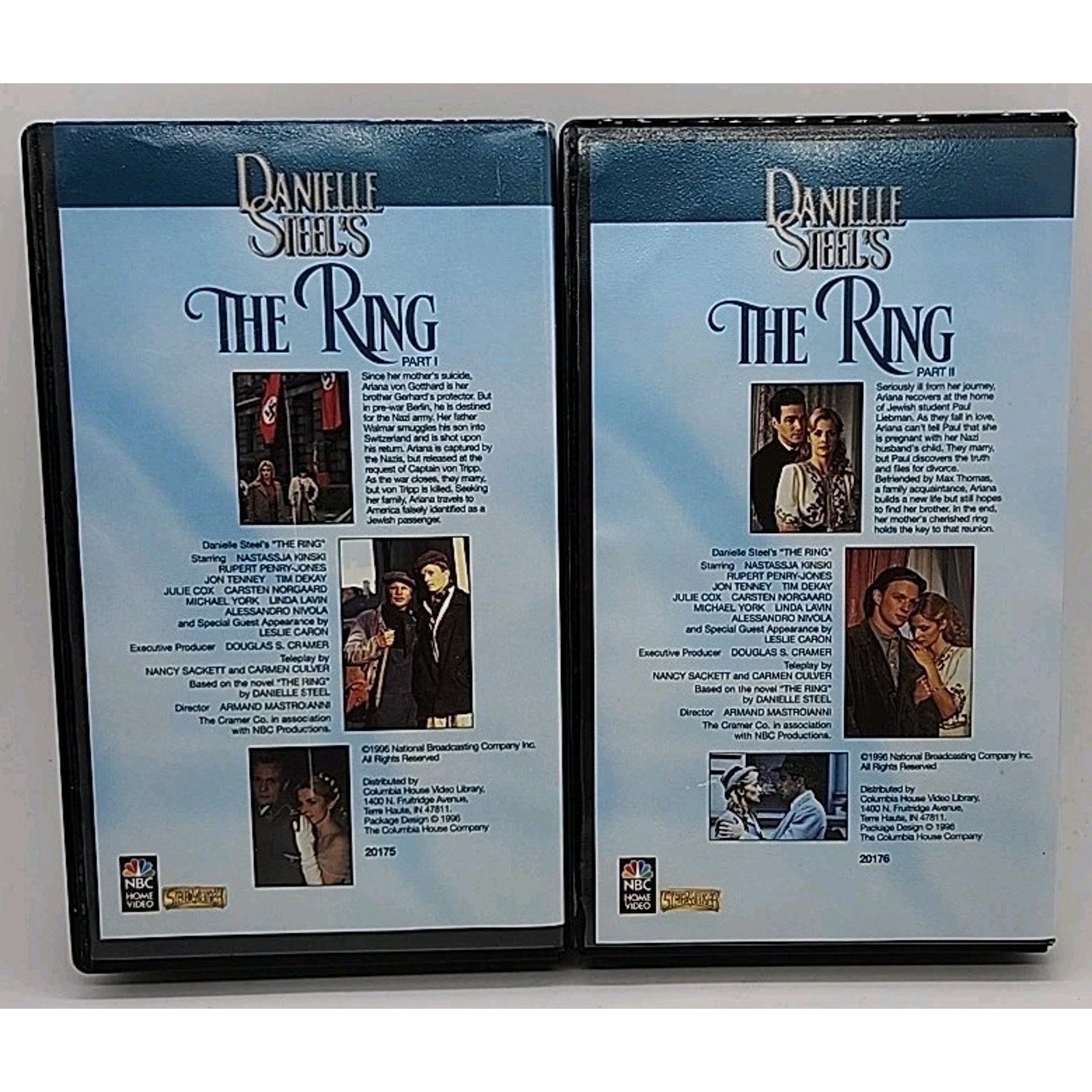 Danielle Steel's Movie Collection; The Ring I & II (VHS, 1996, Columbia House)