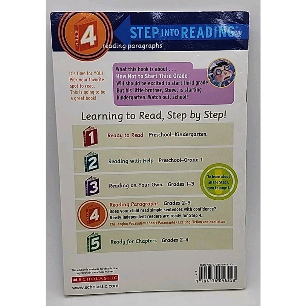 How Not to Start Third Grade by Ellen Titlebaum and Cathy Hapka (2007,Paperback)