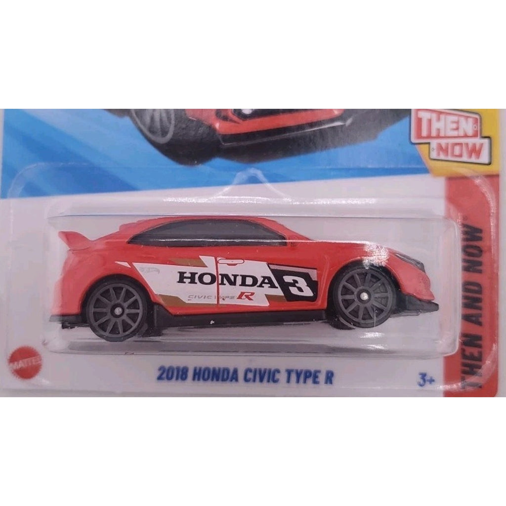 2018 Hot Wheels 2018 Honda Civic Type R RED Diecast Toy Race Car
