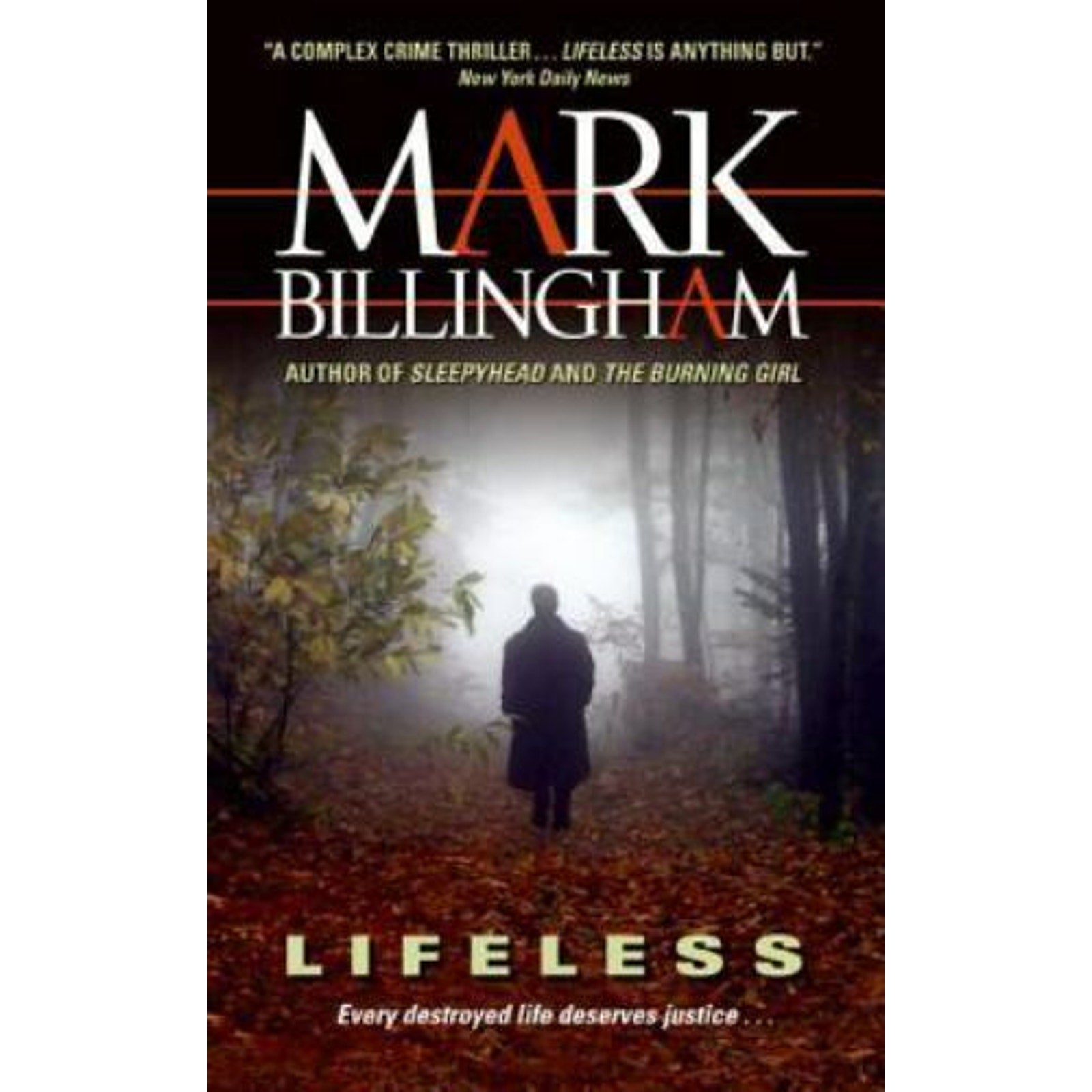 Tom Thorne Ser.: Lifeless by Mark Billingham (2007, Perfect)