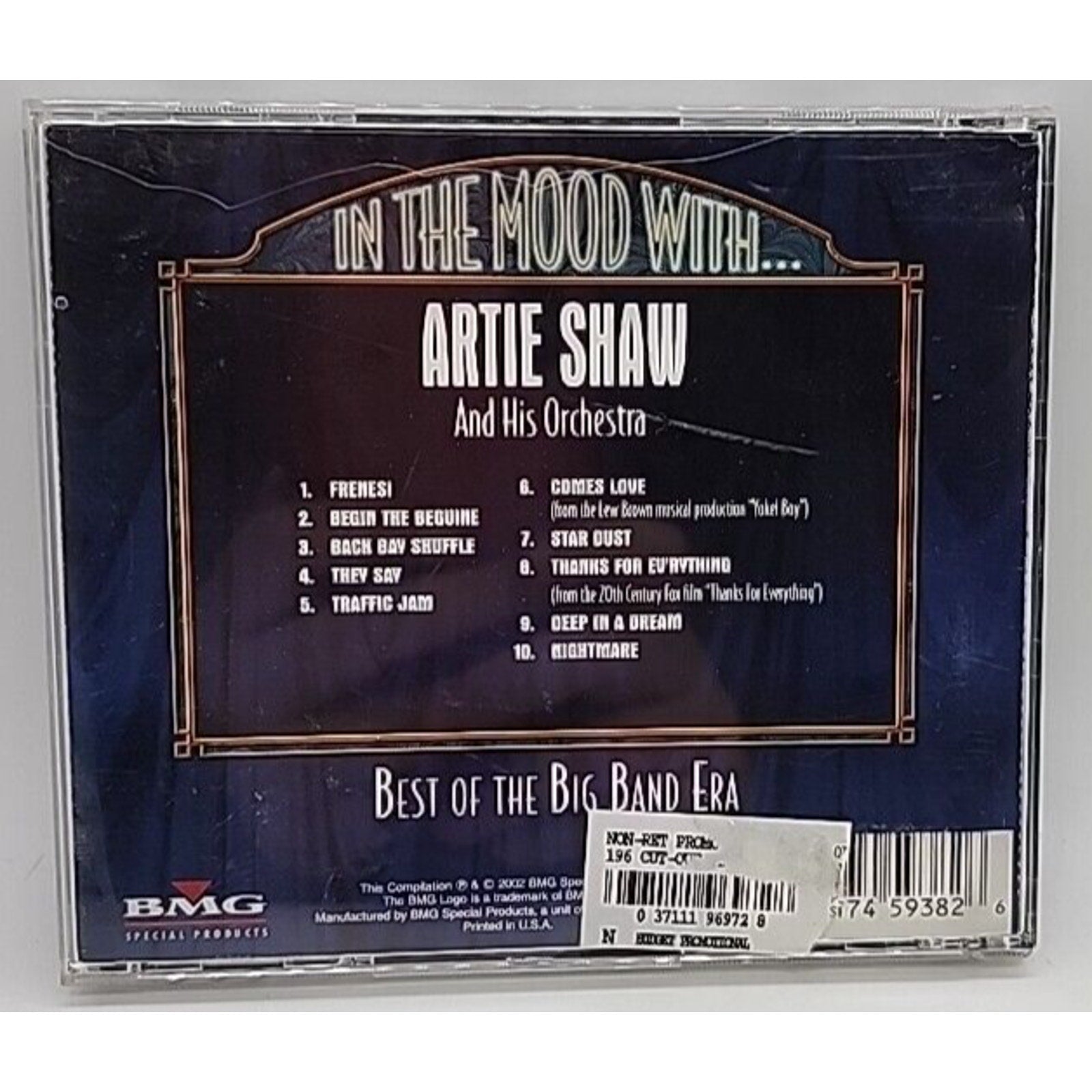 Artie Shaw "In the Mood with" Best of the Big Band Era 2002 BMG (CD)