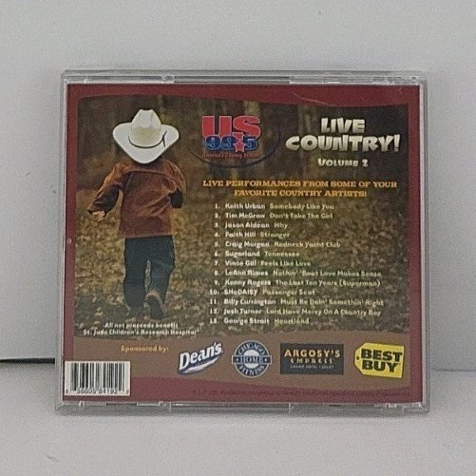 Various - Live Country Volume 2 US 99.5 - Music CD