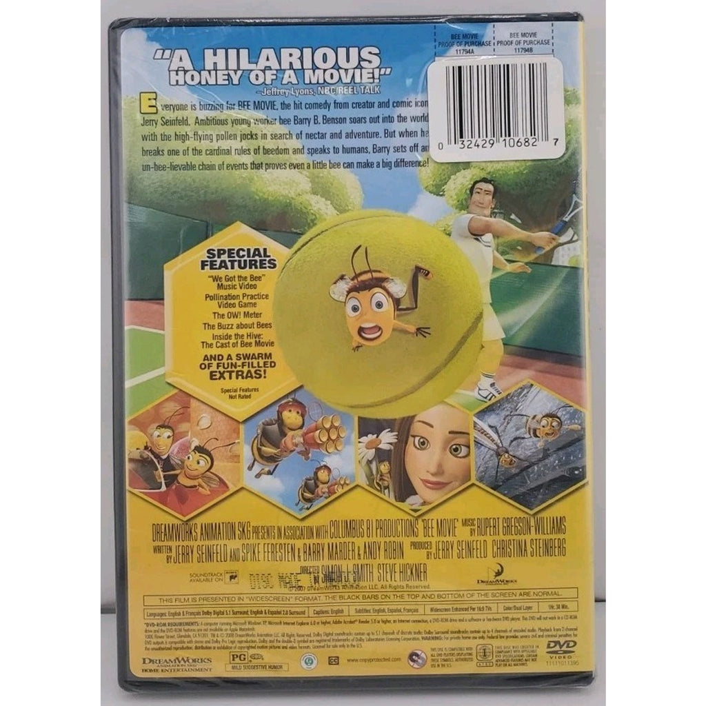 Bee Movie (DVD, 2007) *Brand New*