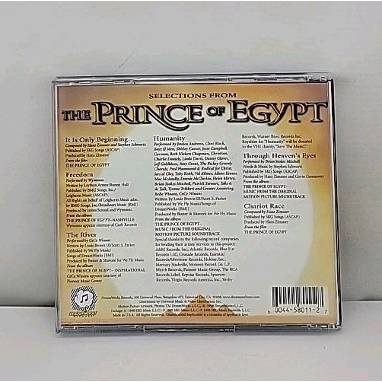 The Prince of Egypt by Hans Zimmer (Composer) (CD)